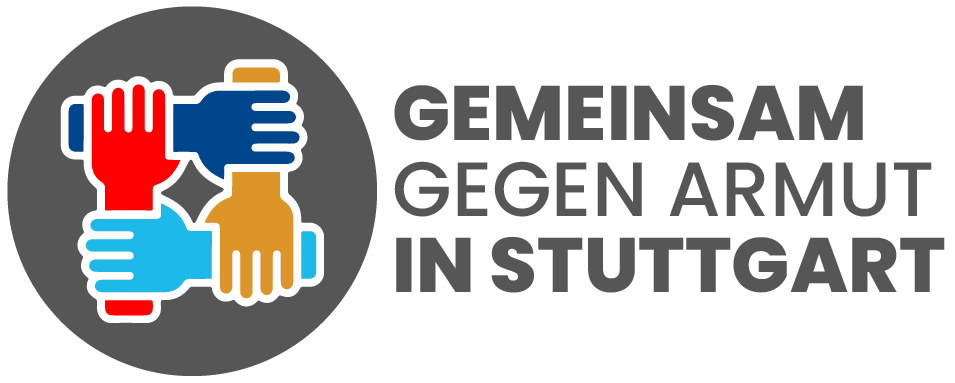 Logo Bündnis Gemeinsam gegen Armut in Stuttgart (dunkel)